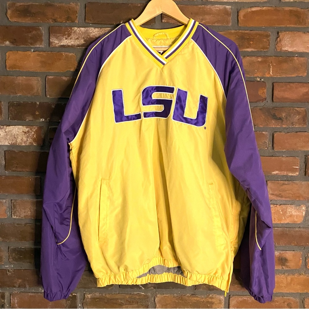 LSU Tigers Pullover Jacket L